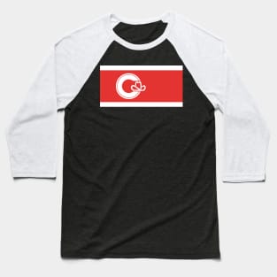 Flag of Calgary, Alberta Baseball T-Shirt